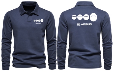 AIRBUS LONG SLEEVE POLO
